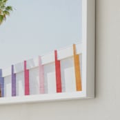 "Palm Springs I" - Art Print in Desert Sky by Shannon Howard - Frame Close-up