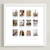 "Twelve Photo: Square Framed Photo" - Framed Photo in White by Olivia Kanaley Inman - Framed