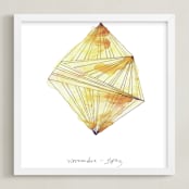 "November - Topaz" - Art Print in Topaz by Naomi Ernest - Framed