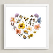 "Spring Love" - Art Print in Spring Blush by Shannon - Framed