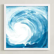 "Epic" - Art Print in Teal by Jessie Steury - Framed
