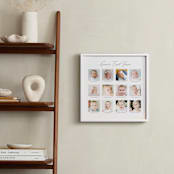 "Baby's First Year: Framed Photo" - Framed Photo in White by Erin Deegan - In a Room
