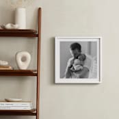 "The Big Picture: Father's Day Framed Photo" - Framed Photo in White by Minted - In a Room
