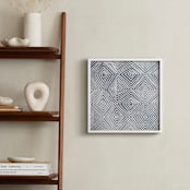 "Abstract Geode 3" - Art Print in Ash by Kerry Doyle - In a Room