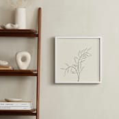 "Wild Radish" - Art Print in charcoal on ivory by Jorey Hurley - In a Room