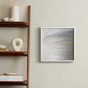 "Cloud Pebble 8" - Art Print in white on white by Jenny Phillips - In a Room