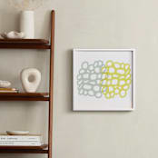"meet me" - Art Print in celadon by tina johnson - In a Room