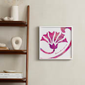 "Bloom Where You Are" - Art Print in Passion Flower by Debb W - In a Room