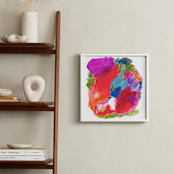 "Carnival Colors" - Art Print in Candy Apple Red by Lisa McLean - In a Room