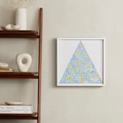 "From One End to the Other" - Art Print in Teal-Cobalt-Moss by studio SYLVO - In a Room