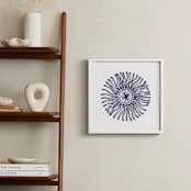 "of the sea (1 of 4)" - Art Print in blue pen by Leanne Friedberg - In a Room