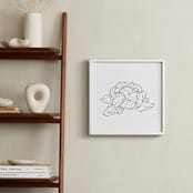 "Peony’s Breakdown " - Art Print in Black and White by Michelle Waldie - In a Room