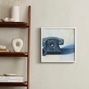 "Operator" - Art Print in Blue by Laura Browning - In a Room