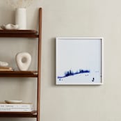"Snow Day Fun" - Art Print in white by Giulia Doyle - In a Room