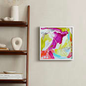"Fresh Squeezed #1" - Art Print in Fuchsia by Mya Bessette - In a Room