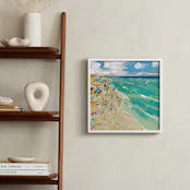 "Florida Beach" - Art Print in Sea by Lindsay Megahed - In a Room