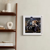 "The Homecoming" - Art Print in GRANITE BLACK by Curtis Newkirk - In a Room