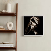 "Tee Time 3 (Warm Sepia Edition)" - Art Print in Warm Sepia by Shannon Howard - In a Room