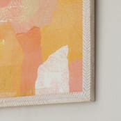 "Lazy Day" - Art Print in Golden Blush by Carrie ONeal - Frame Close-up