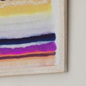 "Behind The Veil 2" - Art Print in Vibrant Cherry by HAPI ART - Frame Close-up