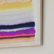 "Behind The Veil 2" - Art Print in Vibrant Cherry by HAPI ART - Frame Close-up