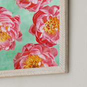 "Titania" - Art Print in Peony Pink by Kristin Muntean - Frame Close-up