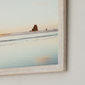 "Cannon Beach No. 2" - Art Print in Color by Kamala Nahas - Frame Close-up
