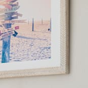 "Summer Getaway" - Art Print in Himalayan Pink Salt by Rega - Frame Close-up