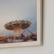 "Childlike Movement" - Art Print in Sky by Erin Niehenke - Frame Close-up