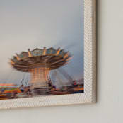"Childlike Movement" - Art Print in Sky by Erin Niehenke - Frame Close-up