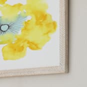 "Sunshine II" - Art Print in Sunshine Yellow by Sonal Nathwani - Frame Close-up