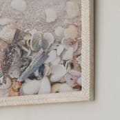 "Beachcomber II" - Art Print in sand by Ann Gardner - Frame Close-up
