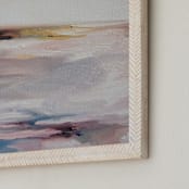 "Carried Away II" - Art Print in Muted Rose by Nicoletta Savod - Frame Close-up