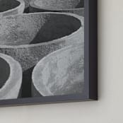 "concrete cylinders" - Art Print in Stone by Alaric Yanos - Frame Close-up