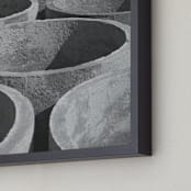 "concrete cylinders" - Art Print in Stone by Alaric Yanos - Frame Close-up