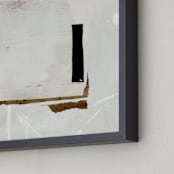 "You Should Know II" - Art Print in Sable by Jennifer Daily - Frame Close-up