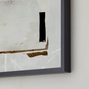 "You Should Know II" - Art Print in Sable by Jennifer Daily - Frame Close-up