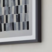 "tonality III" - Art Print in Slate by Sara Hicks Malone - Frame Close-up