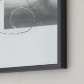 "Abstract drawings I" - Art Print in White by Kirsta Benedetti - Frame Close-up