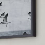 "In flight." - Art Print in Cloudy by Dawn Smith - Frame Close-up