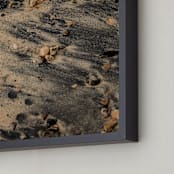 "Black Sand III" - Art Print in Onyx by Karly Rose Sahr - Frame Close-up