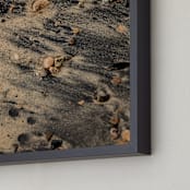 "Black Sand III" - Art Print in Onyx by Karly Rose Sahr - Frame Close-up