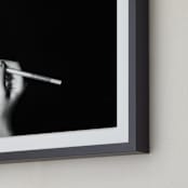 "Create II" - Art Print in Black Ink by Kaitie Bryant - Frame Close-up