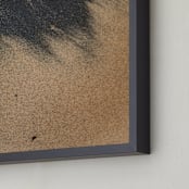 "Black Sand II" - Art Print in Onyx by Karly Rose Sahr - Frame Close-up