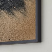 "Black Sand II" - Art Print in Onyx by Karly Rose Sahr - Frame Close-up