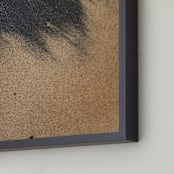 "Black Sand II" - Art Print in Onyx by Karly Rose Sahr - Frame Close-up