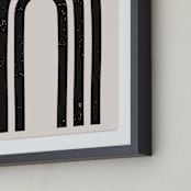 "Arcs I" - Art Print in Blush by Iveta Angelova - Frame Close-up