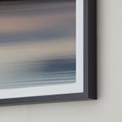 "Flowing Dusk" - Art Print in Shadow Blue by Em Hale - Frame Close-up