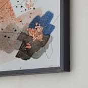 "Divide #1" - Art Print in Pacific Blue by Christine Olmstead - Frame Close-up
