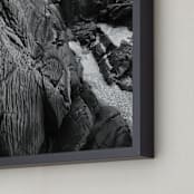 "Ancient rocks" - Art Print in Black&White by Lucia Coppola - Frame Close-up